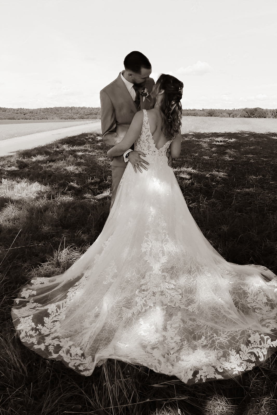 Lorena aus Frankfurt in ihrem Brautkleid von Elaine Ferlita Sposa